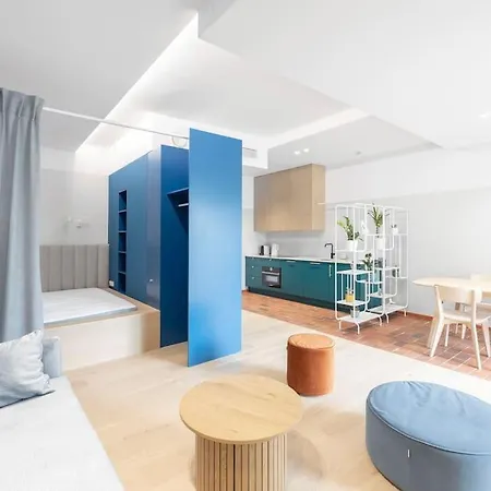 Blue - Hanza Tower Lejlighed
