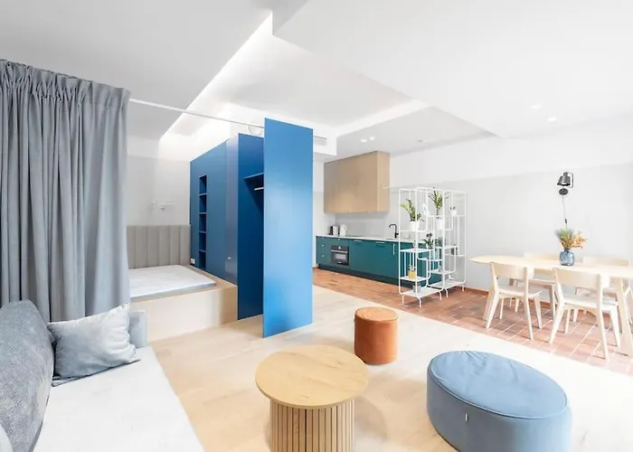 Blue - Hanza Tower Apartmán